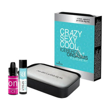 Kit SENSUVA Crazy Sexy Cool Pleasure Kit, cu ulei și balsam cu efect de răcire, pentru stimulare clitoris și sâni