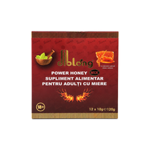 Diblong Power Honey - supliment alimentar pentru adulți cu miere și asocieri de plante care susțin sănătatea sexuală și funcția de reproducere, 12 x 10g