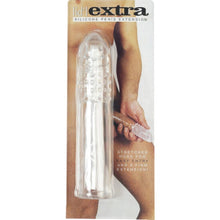 Manson SEVENCREATIONS - EXTRA, pentru extensia penisului, din silicon moale, transparent, 19 cm