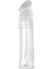 Manson SEVENCREATIONS - EXTRA, pentru extensia penisului, din silicon moale, transparent, 19 cm