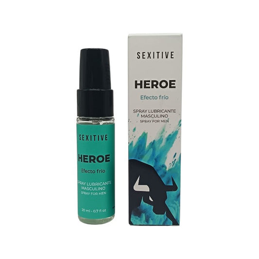 Spray SEXITIVE Heroe Pro-long Extra Time, pentru întârzierea ejaculării, cu efect de răcire, cu L-Arginină, 20 ml