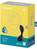 Plug anal vibrator SATISFYER Sweet Seal, control prin aplicatie, vibratii personalizate, rezistent la apa IPX7, negru