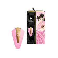 Vibrator Shunga - Obi Light, pentru stimularea clitorisului, 5 niveluri de intensitate si 10 functii de vibratie, 11.5 cm, roz