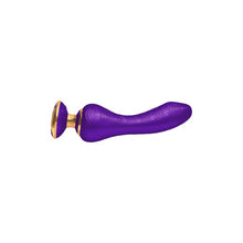 Vibrator Shunga - Sanya Purple, cu lumini sincronizate, silentios si discret, 10 functii de vibrare,18.5 cm, mov