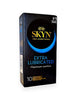 Prezervative MANIX Skyn Extra Lube, fără latex, extra-lubrifiate, subțiri și rezistente, diametru 53 mm, 10 bucăți