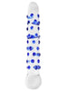 Dildo din sticla Sectrum - Nubby, cu striatii pentru stimulare intensa, 18 cm