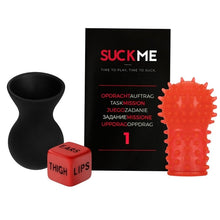 Set jocuri erotice Tease & Please - SUCK ME, ventuza pentru mamelon, zar si finger sleeve, 3 piese