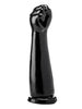 Dildo gros SUMMUM by Gangbangster Hasta la Victoria, în formă de mână, bază cu ventuză, diametru 8 cm, lungime inserabilă 30 cm, negru