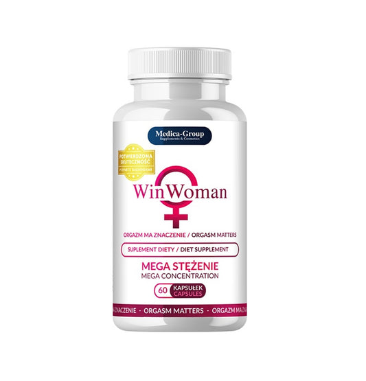 Capsule MEDICA-GROUP Win Woman, pentru creșterea libidoului feminin și orgasm intens, 60 buc