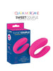 Vibrator Clara Morgane - SWEET COUPLE, pentru stimularea punctului G si a clitorisului, cupluri, roz, cutie albastra