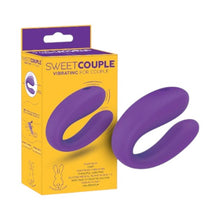 Vibrator Clara Morgane - SWEET COUPLE, pentru stimularea punctului G si a clitorisului, cupluri, mov, cutie galbena