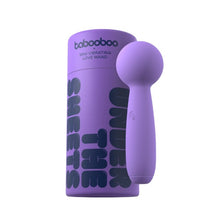 Vibrator mini wand TABOOBOO Under the Sheets, 10 funcții de vibrație, rezistent la apă, lungime 11 cm, mov