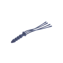 Plug anal cu bici TABOOM - Whip & Plug, din silicon, albastru