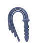 Plug anal cu bici TABOOM - Whip & Plug, din silicon, albastru