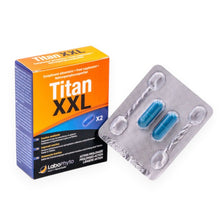 Capsule TITAN XXL, LaboPhyto, erectie puternica si stimulare libidou si dorinta sexuala, 2 capsule
