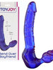 Dildo TOYJOY - BEND OVER BOYFRIEND Strap-On fără ham, 24.5cm