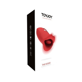 Jucarie sexuala ToyJoy - Designer Edition The Kisser Stimulator, pentru stimulare clitoris, 3 functii, din silicon