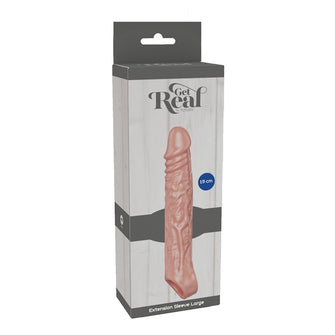 Manson pentru penis ToyJoy - Get Real, culoarea pielii, 19 cm