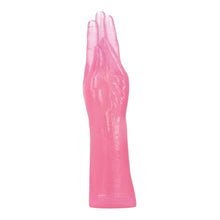 Dildo TOYZ4LOVERS Mania, pentru penetrare vaginala sau anala tip fisting, lungime 28 cm, culoare roz transparent