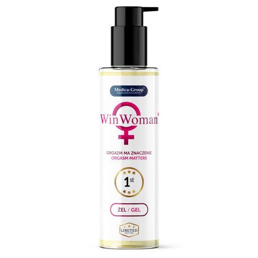 Gel MEDICA-GROUP Win Woman, pentru orgasm intens și creșterea libidoului feminin, cu ginseng, 150 ml