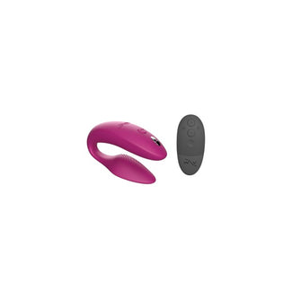 Stimulator WEVIBE - SYNC 2, control prin telecomanda, dubla stimulare a punctului G si a clitorisului, 10.10 cm, culoarea roz