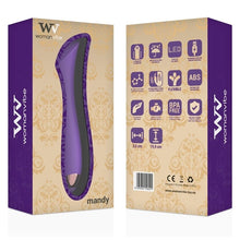 Vibrator WOMANVIBE MANDY, reincarcabil, din silicon, cu 10 functii de vibratii