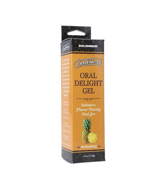 Gel pentru sex oral, GoodHead Oral Delight, aroma intensa de Ananas (Pineapple), 113 g