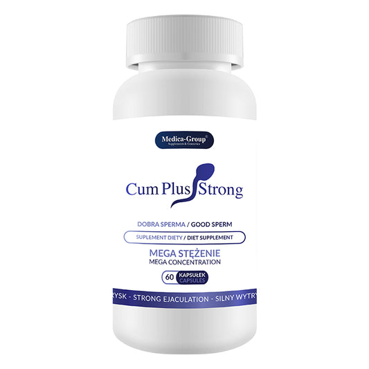Capsule MEDICA-GROUP Cum Plus Strong, pentru creșterea volumului și îmbunătățirea gustului spermei, 60 buc