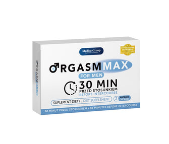 Capsule OrgasmMax Men, Medica Group, pentru potenta, erectii puternice si crestera libidoului barbatilor, 2 buc
