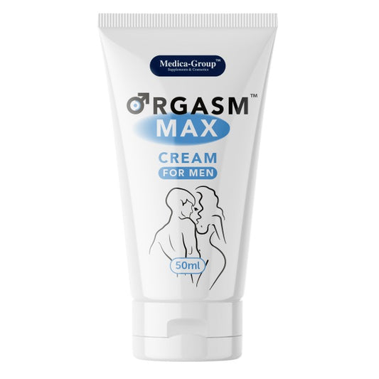 Cremă MEDICA-GROUP OrgasmMax Men, pentru potență, erecții puternice și întârzierea ejaculării, 50 ml