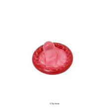 Prezervative lubrifiate SmoothGLide Rot, cu aroma de capsuni, 54 mm, din latex, 50 buc