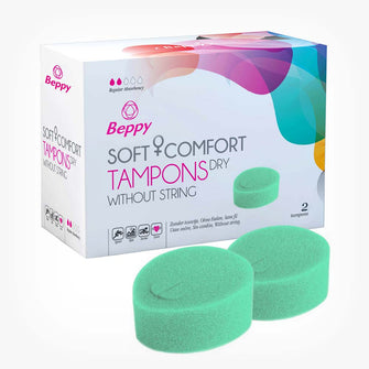 Tampoane interne - bureti menstruatie, Beepy & Comfort Dry, 2 buc