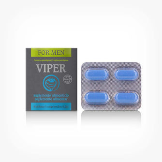Capsule VIPER,  pentru potenta, erectii si cresterea apetitului sexual al barbatilor, 4 capsule