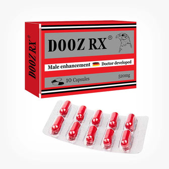 Capsule DOOZ RX, pentru erectie puternica si stimulare libidou barbati, 1 cutie x 10 buc