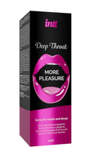 Spray pentru sex oral adanc, INTT Deep Throat - More Pleasure, aroma menta, 12 ml
