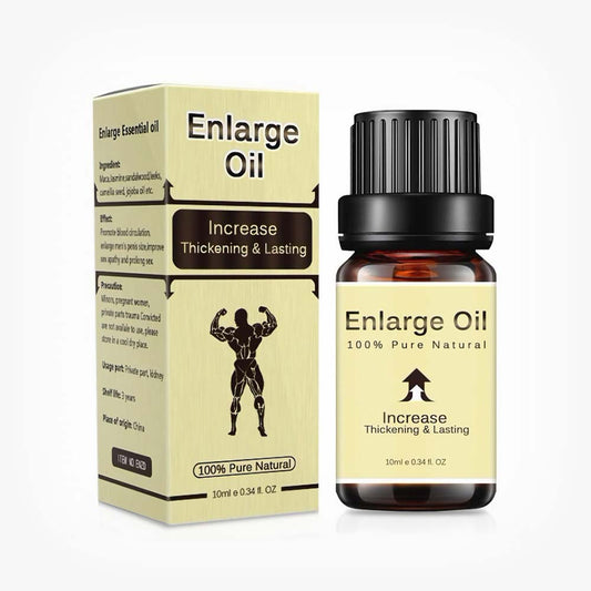 Ulei concentrat LATHOME Enlarge Oil, pentru potență, întârzierea ejaculării și mărirea penisului, 100% natural, 10 ml