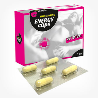 Capsule Ero Energy Caps, pentru libidou si orgasm intens femei, 1 cutie x 5 buc