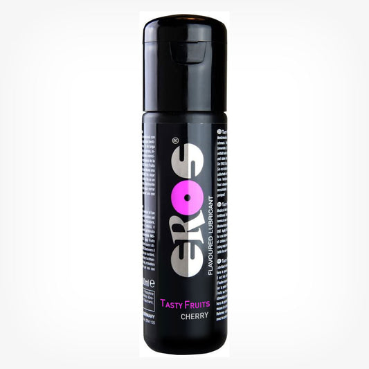 Lubrifiant alunecos, Eros Tasty Fruits, pe baza de apa, aroma Cirese, 100 ml