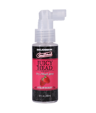 Spray pentru sex oral, GoodHead Juicy Head - Dry Mouth, umiditate instantanee, cu aroma de Capsuni, 59 ml