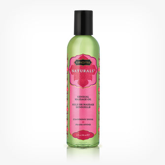 Ulei de masaj Kamasutra Naturals, cu aroma de Strawberry Dreams - Capsuni, 236 ml