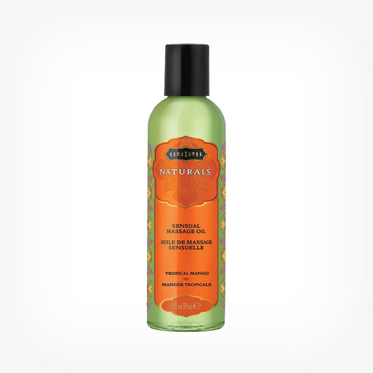 Ulei de masaj Kamasutra Naturals, cu aroma de Tropical Mango, 59 ml