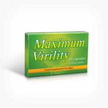 Capsule naturale Maximum Virility, pentru erectie si stimulare libidou barbati, 10 capsule