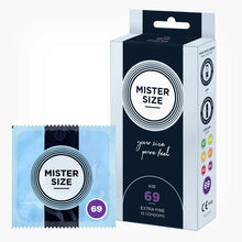 Prezervative ultra subtiri, Mister Size, marime 69 mm, 1 cutie x 10 buc