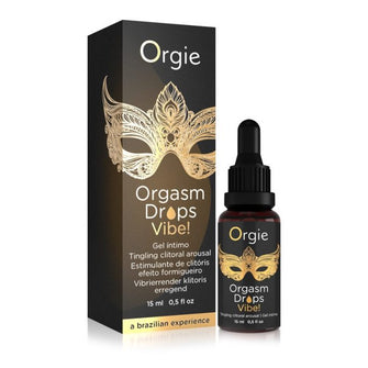Picaturi gel intim ORGIE Orgasm Drops Vibe!, stimulare clitoris si exitare,15 ml