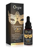Gel intim ORGIE Orgasm Drops Vibe!, cu efect de furnicături, pentru stimularea clitorisului și orgasm intens, aromă de piersică, 15 ml