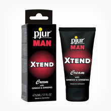 Crema Pjur Man XTEND, cu Ginkgo & Ginseng, pentru rezistenta erectiilor si excitare, 50 ml