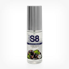 Lubrifiant S8 Lube Blackcurrant, cu aroma de coacaze negre, pe baza de apa, 50 ml