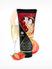 Crema de masaj SHUNGA, cu aroma de vin spumant de capsuni, 200 ml