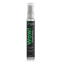 Spray pentru sex oral profund Orgie WOW Mint, verde, 10 ml