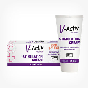 Crema V-Activ  for Woman, pentru stimularea clitorisului, orgasm intens si cresterea libidoului femeilor, 50 ml